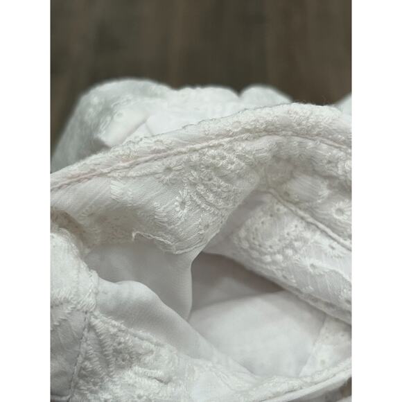 NWT Alice + Olivia‎ Womens White Embroidered Blakesley Jacquard Mini Dress Sz 10 - Picture 9 of 16